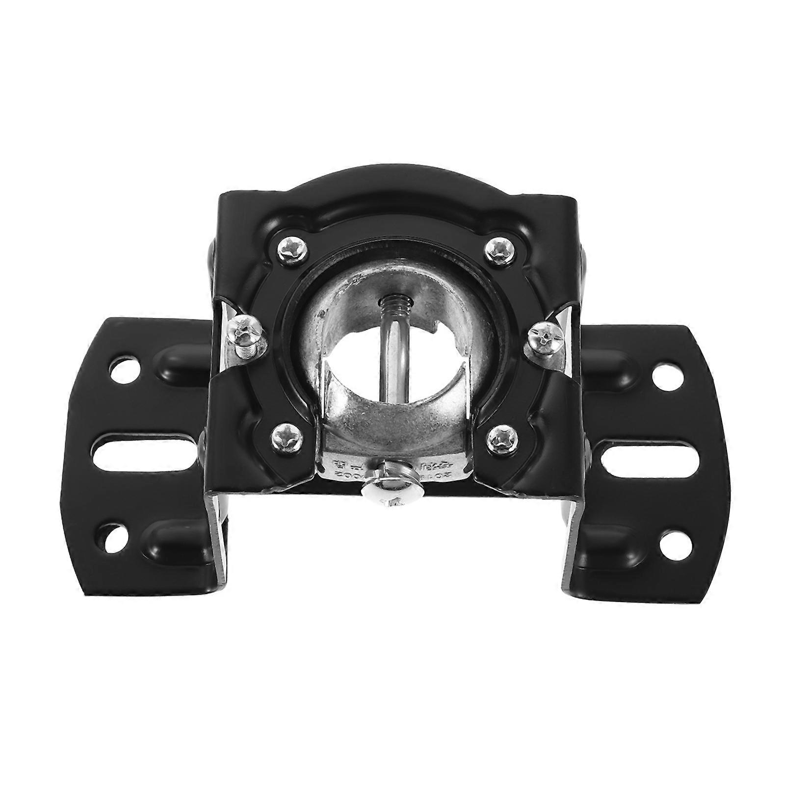 Metal Ceiling Fan Bracket Iron Mounting Installation 13.70X7.00X5.50CM Black Rectangular Minimalist Ceiling Fan Accessories 1Pcs