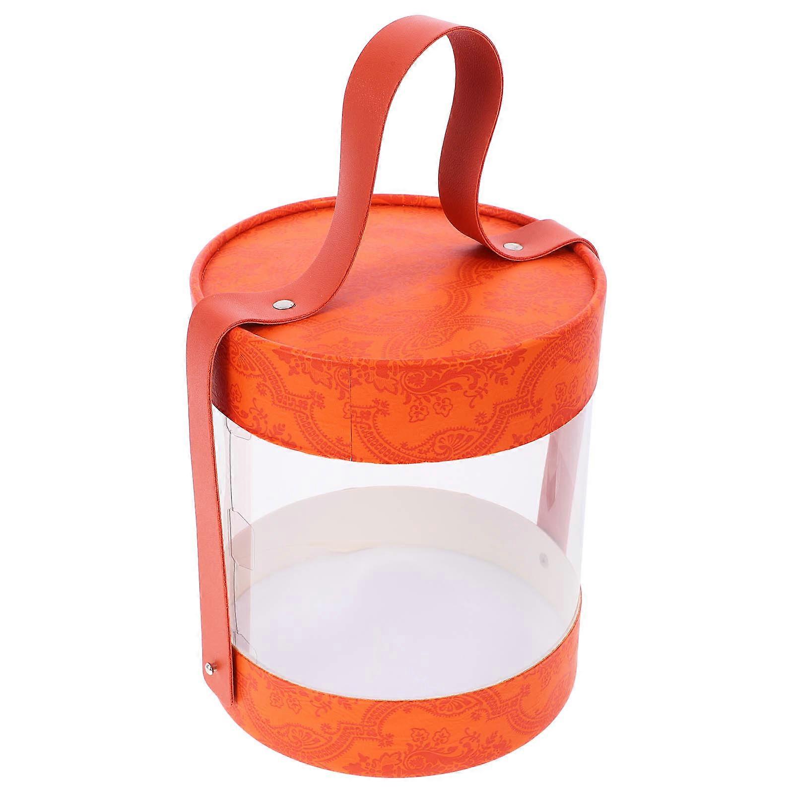 present Packaging Box For Loved Ones Clear Lid Packaging Box 18.00X16.00X16.00CM Tote 1Set