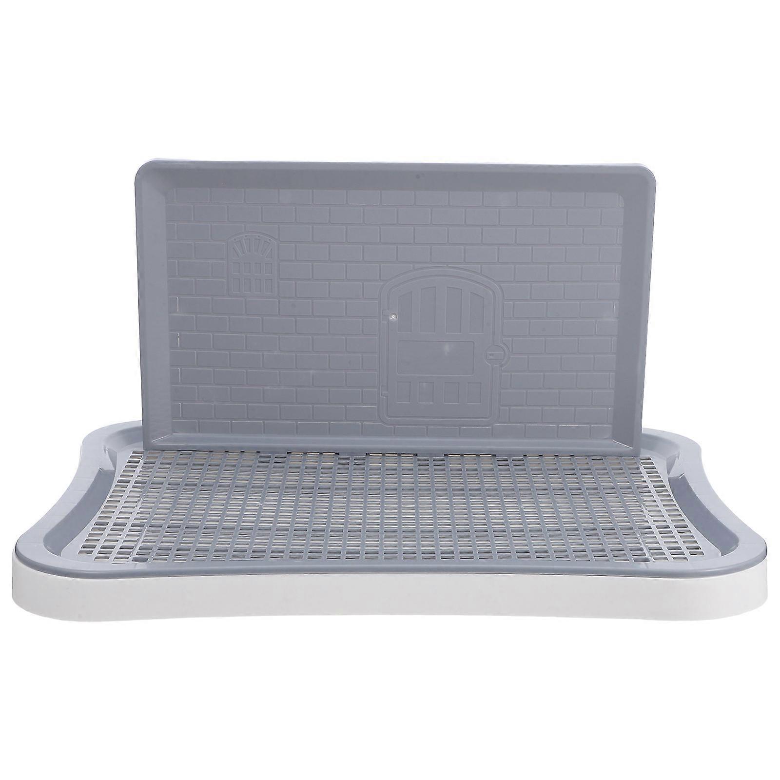 Portable Dog Training Toilet with Removable Splash Wall – Versatile Mesh Potty Tray for Puppies & Home Use, Multi Compatible Clean Solution