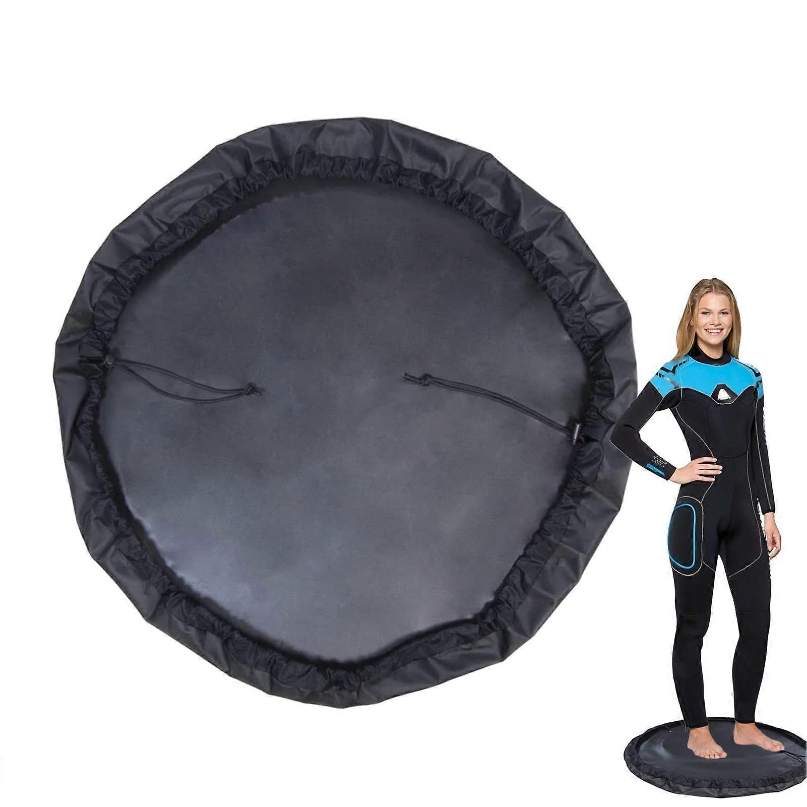 Neoprene Suit Mat – Waterproof Dry Bag for Surfers, Portable Large Size, 50cm Neoprene Suit Storage for Beach and Car