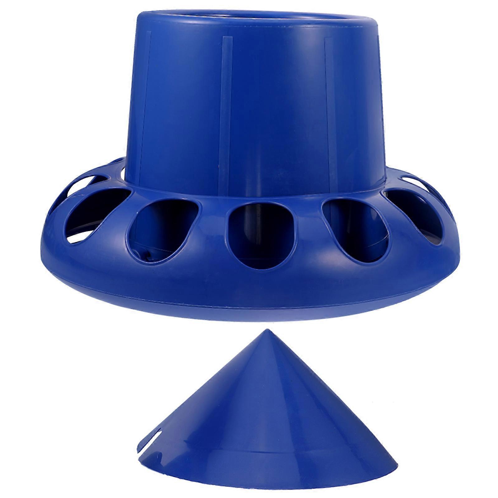 Pigeon Cage Feeder Multifunction Pigeon Feeding Box For Home Use Rectangular Blue 1Set