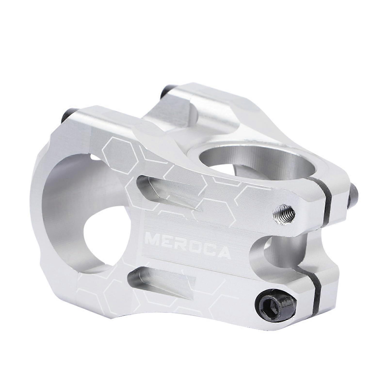 31.8mm MTB Stem 35mm Mountain Bike Stem CNC Bicycle Handlebar Stem for Most Road Bike MTB Stem BMX Stem Bicycle Stem silver colours