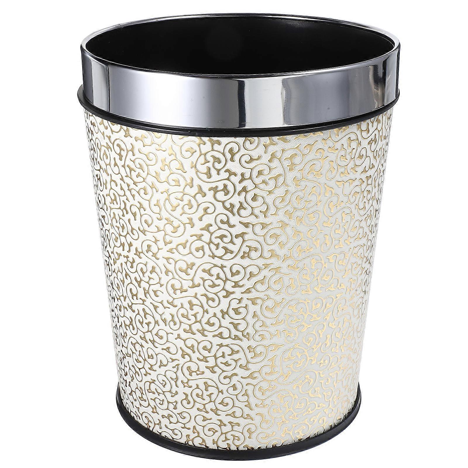 Garbage Can Household Trash Can Kitchen Use Plastic Easy to Use 1Pack