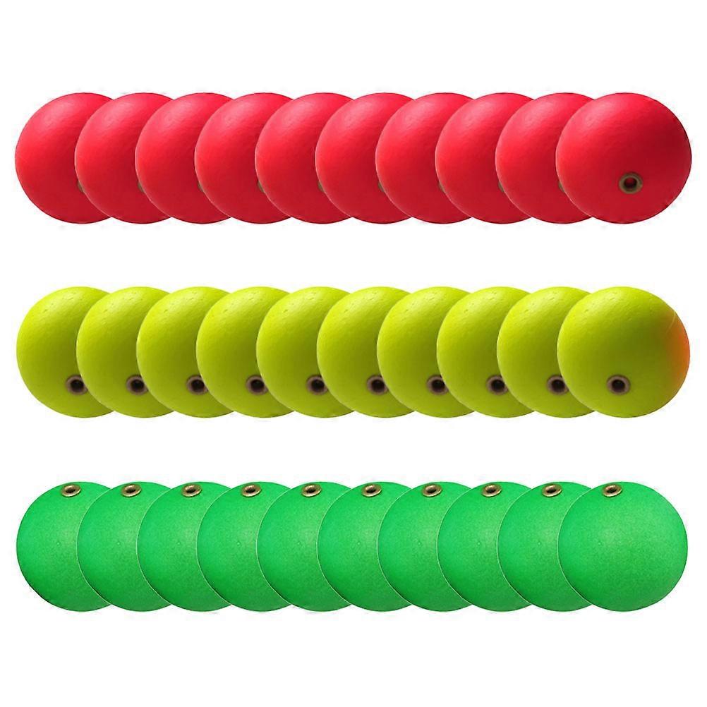 Here's a polished and professional product description based on your input:

 

**30pcs Durable Foam Fishing Floats – Bright Colored Design for Easy