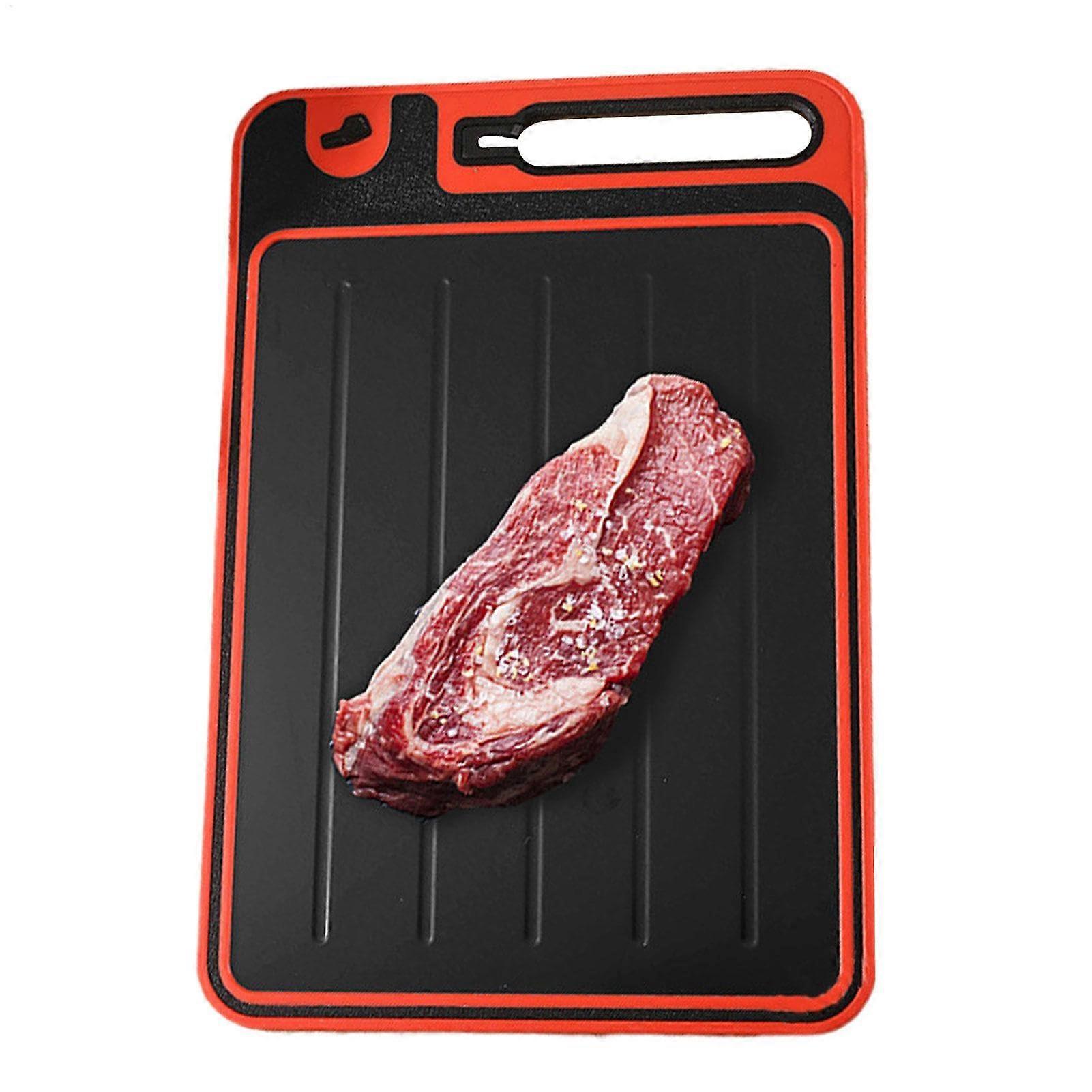 Defrosting Cutting Board | Multi-Functional Meat Thawing Tray with Integrated Sharpener | Fast Food Preparation Tool