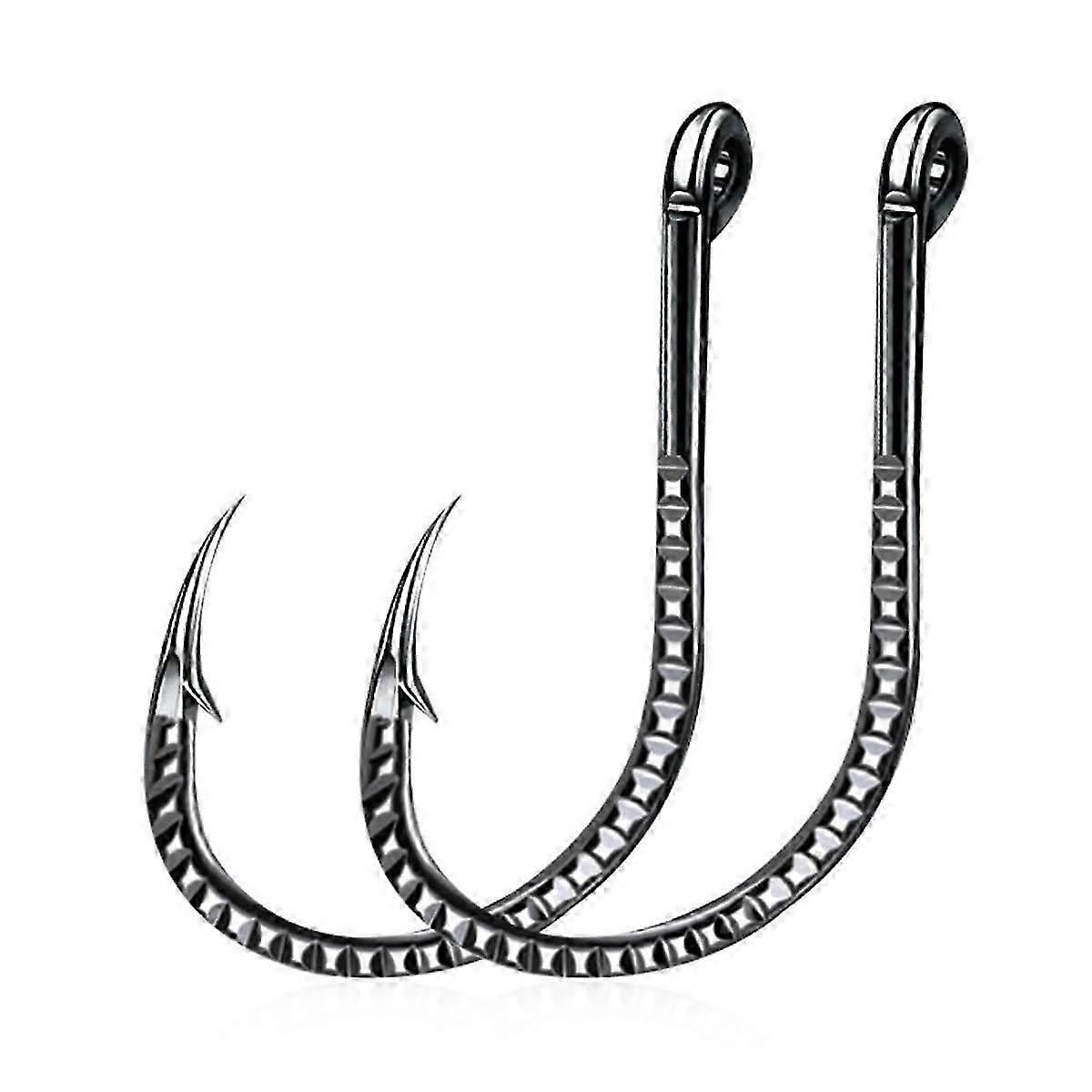 Circle Fishing Hooks Circle Hooks for Saltwater and Freshwater, Dragon Scale Design Suitable for Octopus Fishing Applications