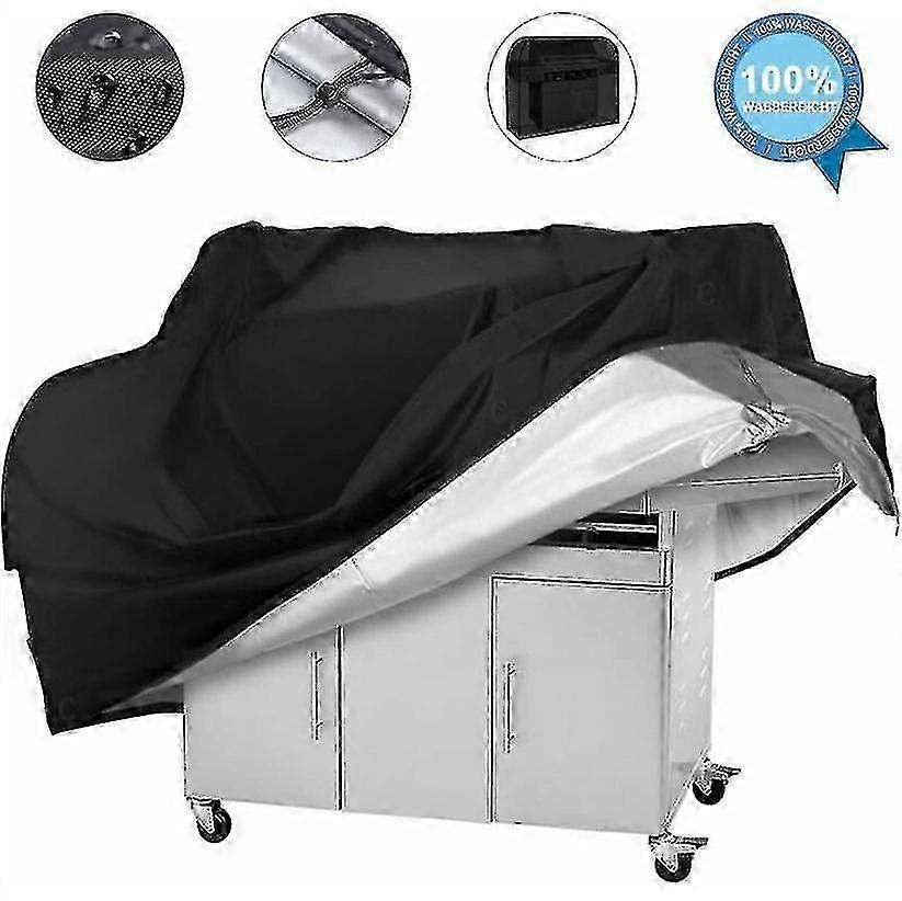 Bbq Grill Cover Bbq Grill Cover Waterproof Cover 145 X 61 X 117 Cm Black