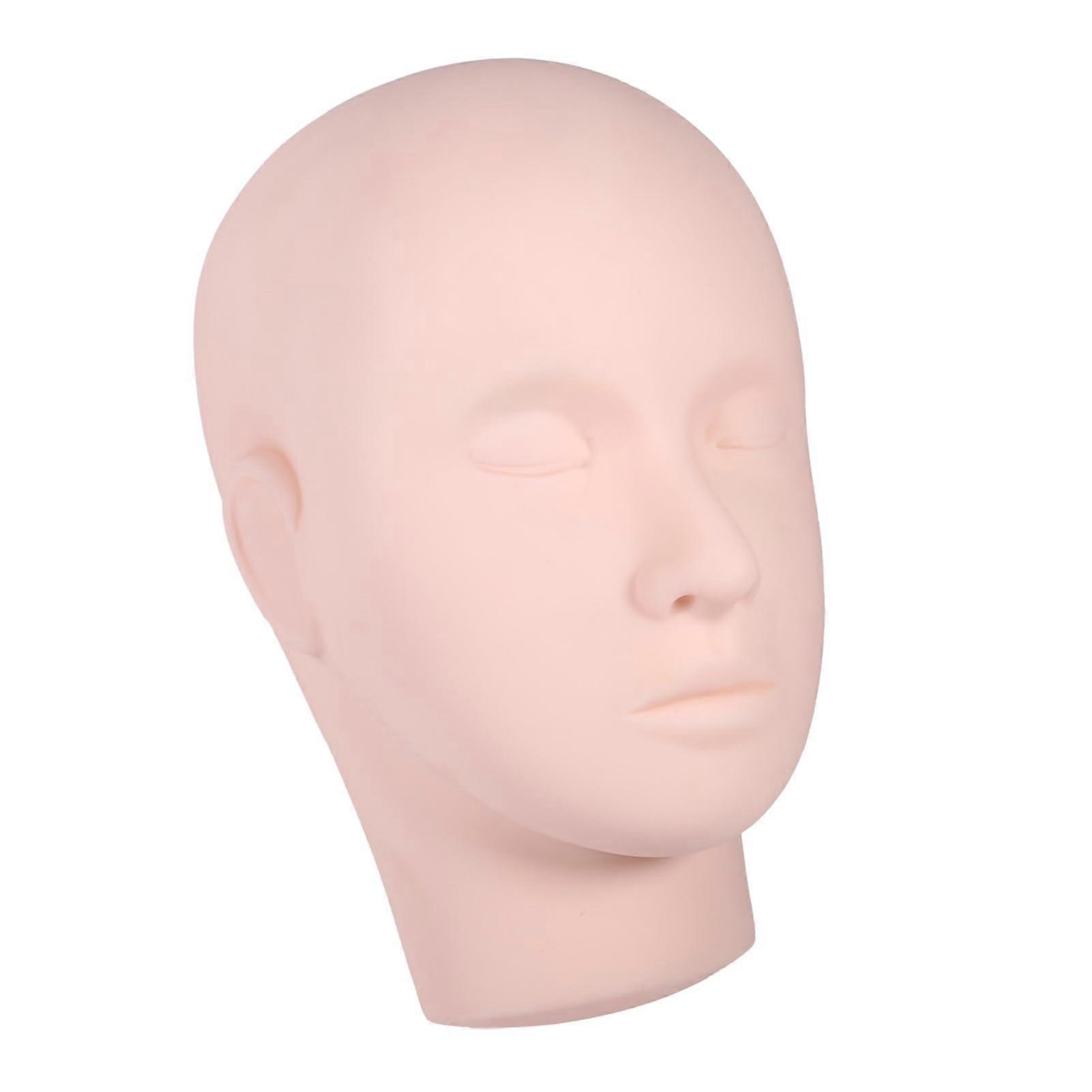 1PC Improved Eyelash Extension Mannequin Head for Makeup Training and False Eyelash Application