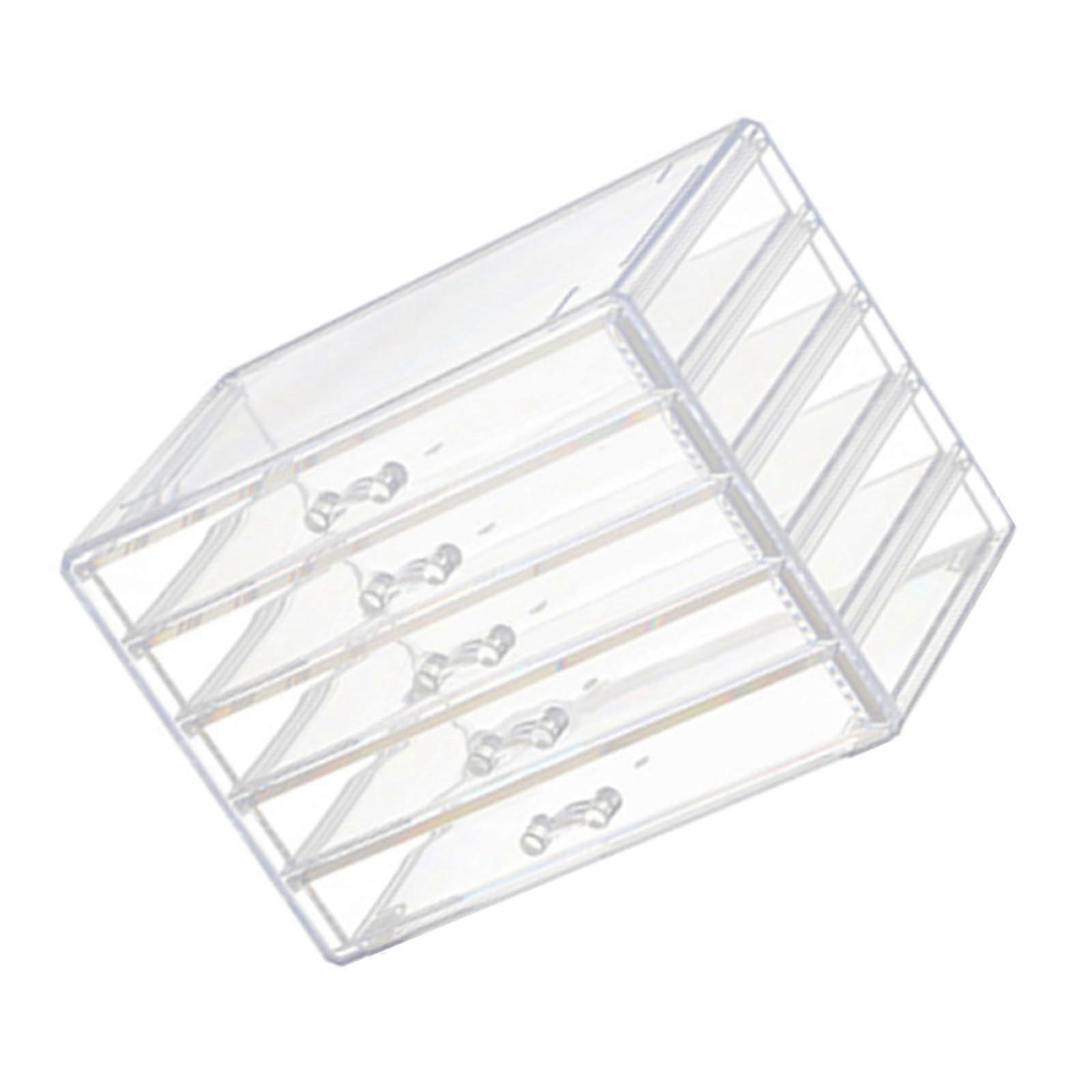 Elegant Acrylic Makeup and Jewelry Drawer Organizers Beauty Containers with MultiLayer Design for Home and Vanity Use 5th Floor