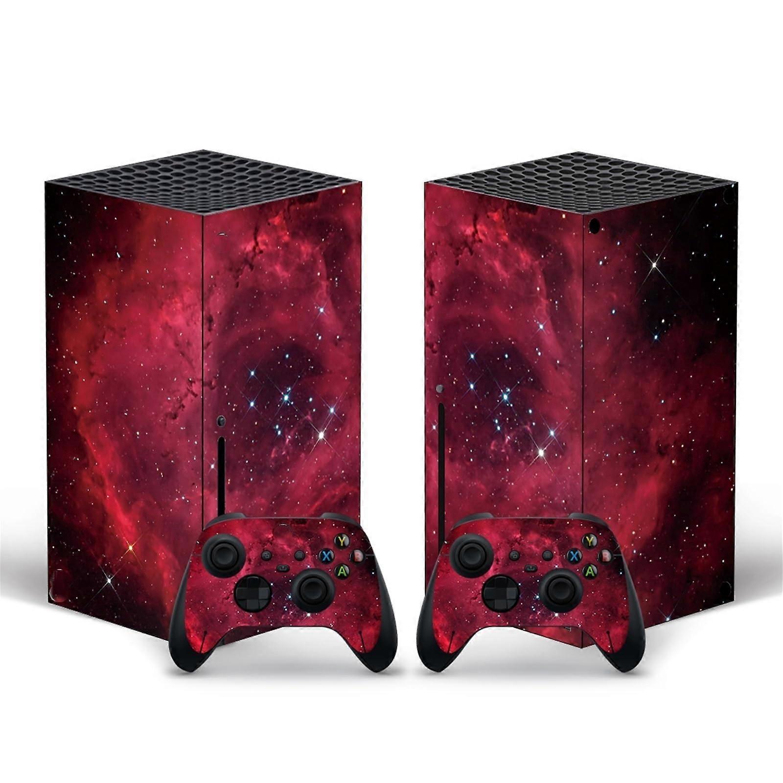 Protective Vinyl Skin Sticker Cover for Xbox Series X Console with Free Wireless Controller Stickers - Durable Decal Wrap