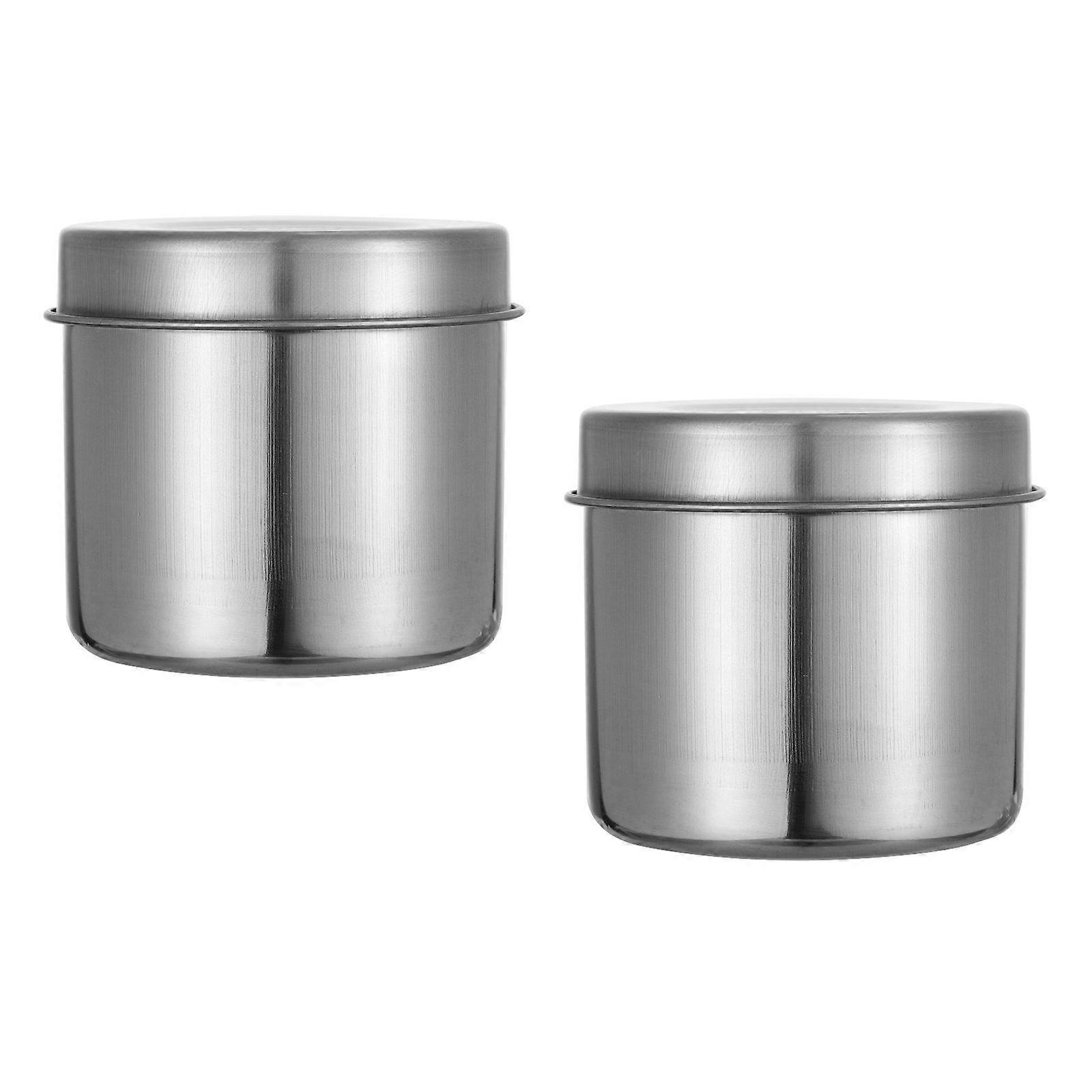 It looks like you're referring to a product listing for **2pcs Stainless Steel Storage Containers**. Here's a breakdown of what this product might