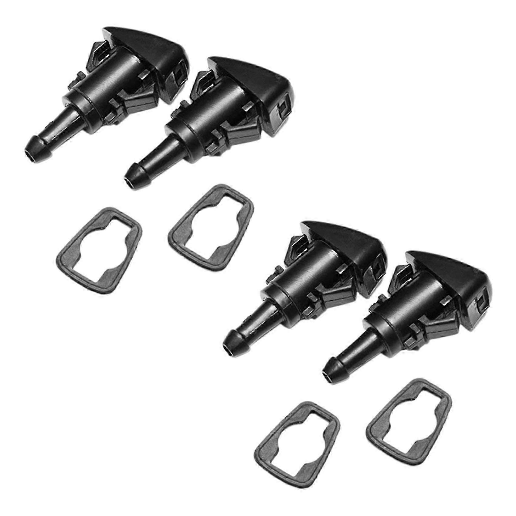 2X Front Windshield Washer Nozzles Wiper Spray Kit for , , Ram, - Replaces Part Number 4805742AB