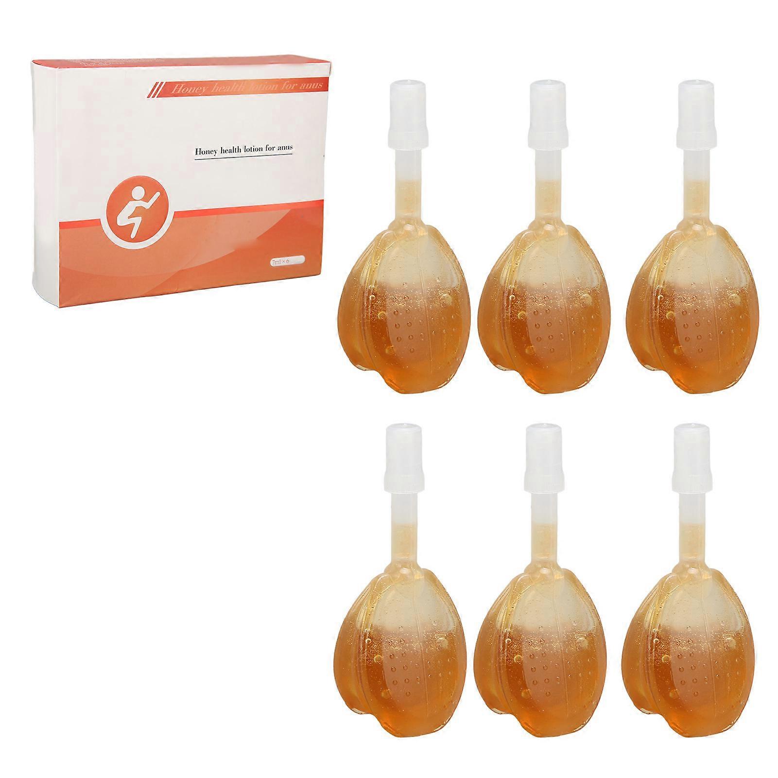 6pcs 7ml 甘油栓剂蜂蜜促进肠道蠕动改善便秘液