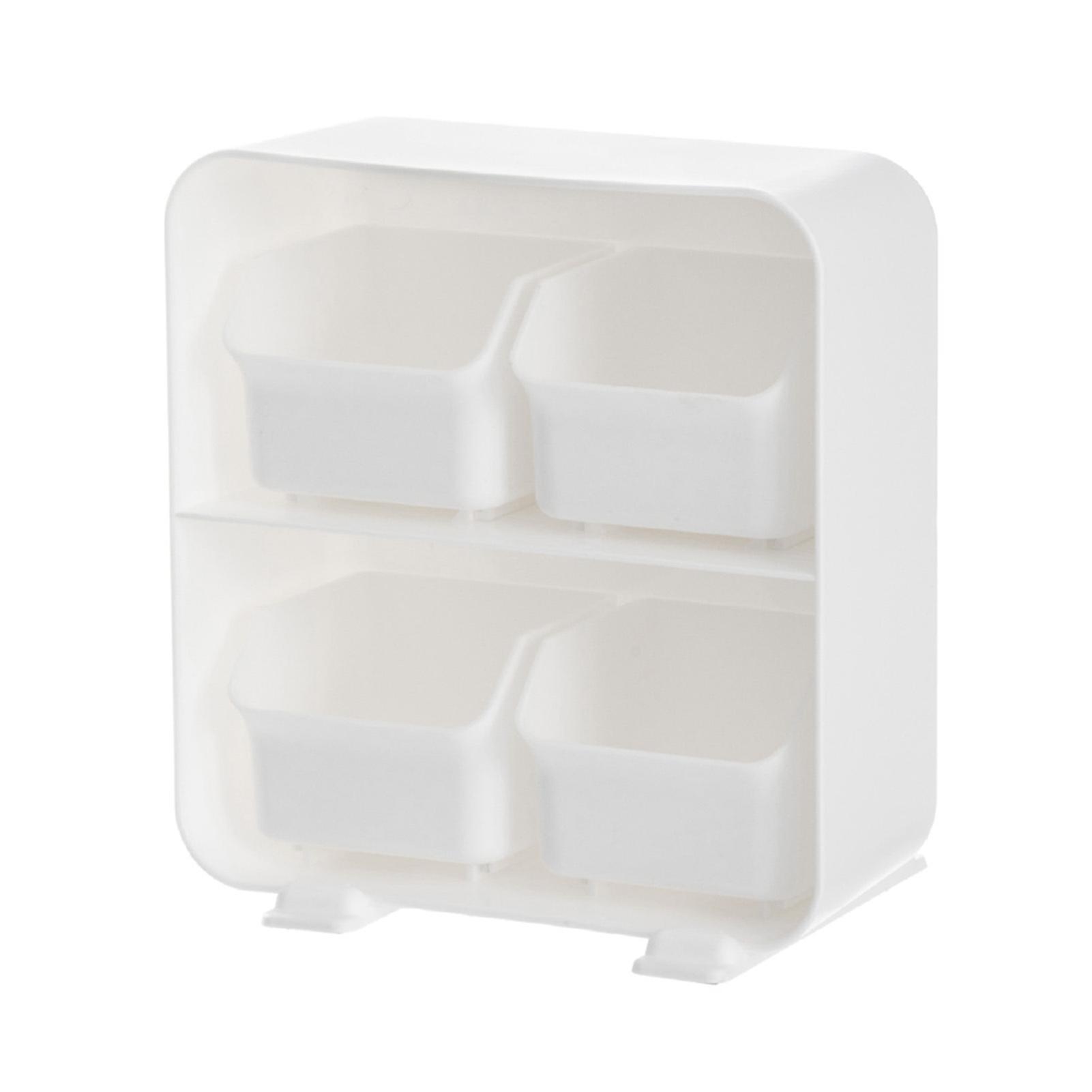 Desktop Organizer Multiple Drawer Multilayer Stationery Cosmetics Storage Box for Home Dormitory