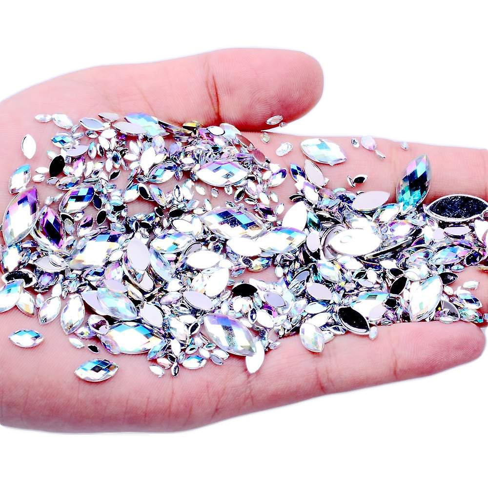 600pcs διακοσμήσεις νυχιών στρας - Μικτή τσάντα