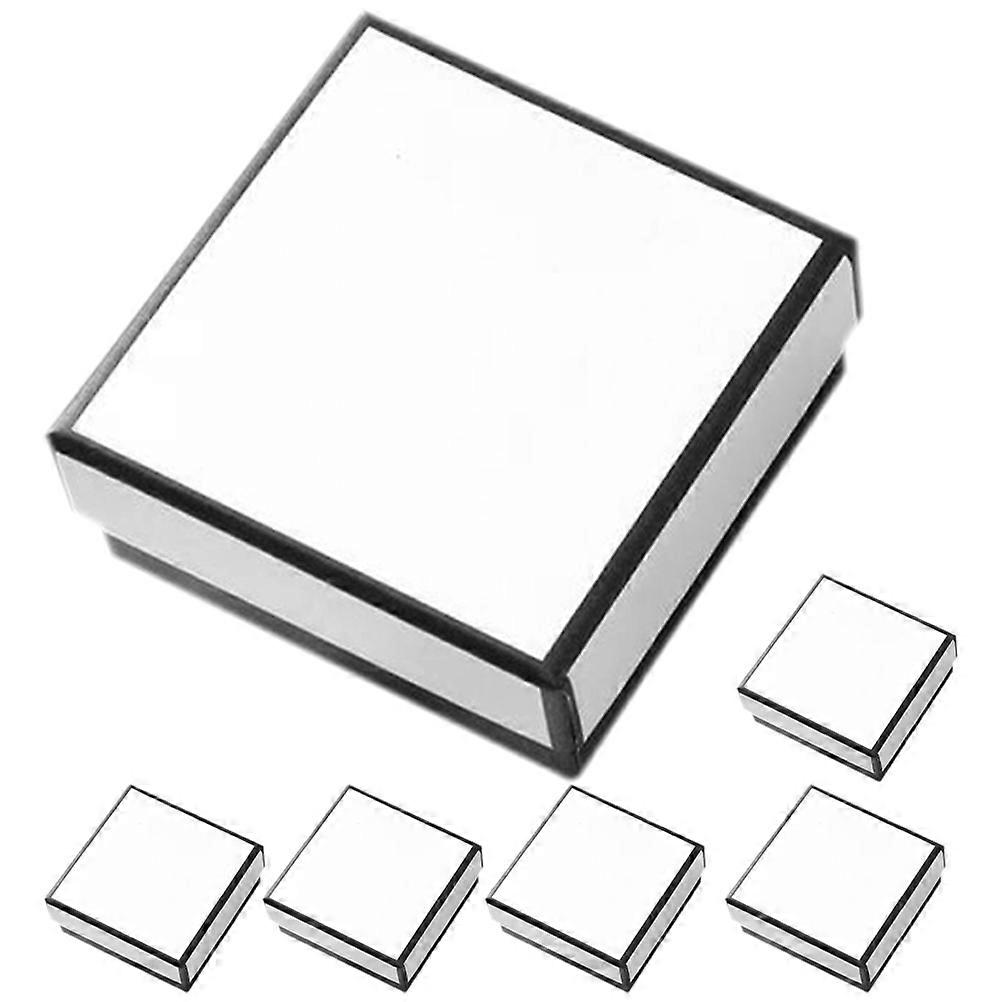 Jewelry Set Box Organizer Protection From Dirt Rectangular Shape 9X9X3CM 6Pcs