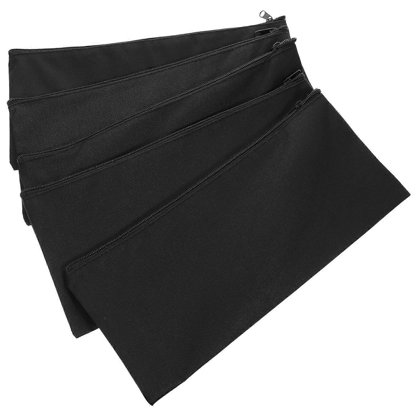 5pcs Heavy Duty Canvas Tool Pouch with Durable Zipper – Multipurpose Utility Bag for Hardware, Electronics, and Construction Storage