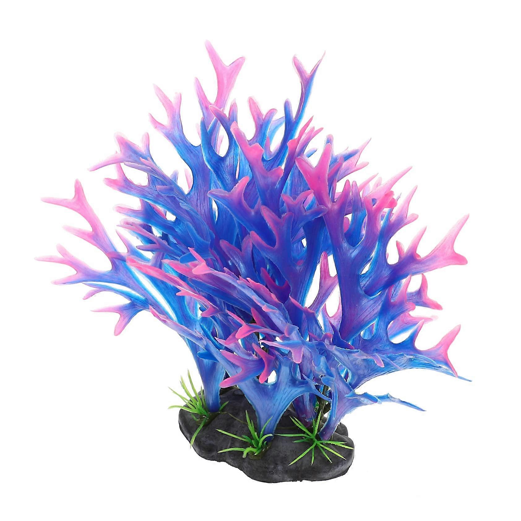 Aquarium decoration made of artificial horn coral, colorfast and durable for fish tanks.