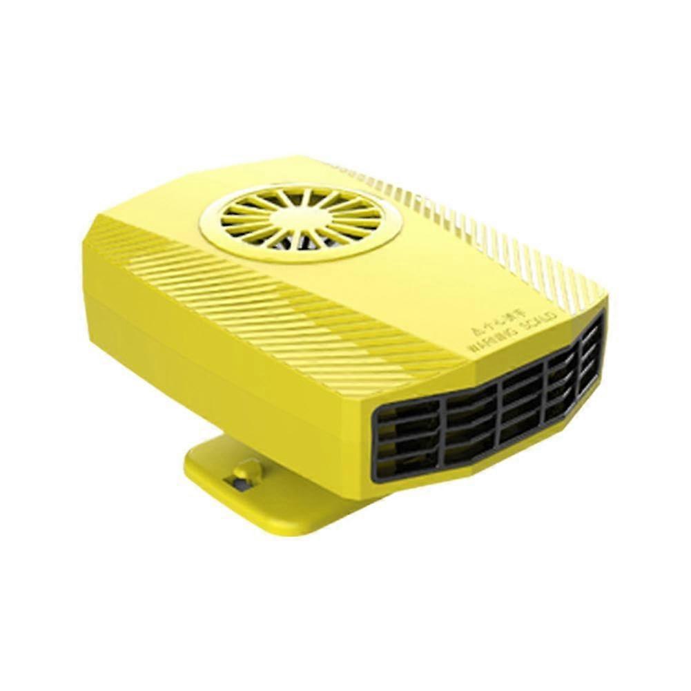 12V Car Interior Heater and Cooling System, Dual Warm Vehicle Climate Control, R7b1 Model, Yellow Color