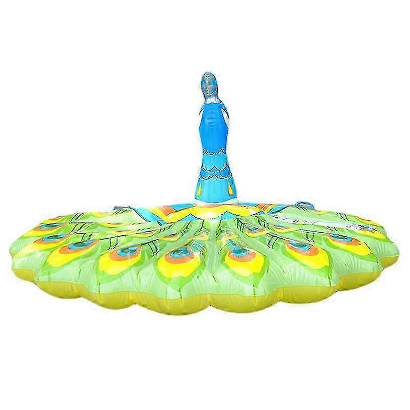 2025 Peacock Float Blue Inflatable Pool Floats 6.3In