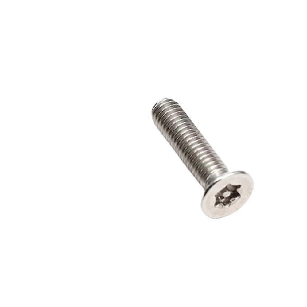 304 Stainless Steel Hexagonal Flat Countersunk Head Tamper Proof Security Screw Bolt M6 40mm Pack of 10 Anti-Theft