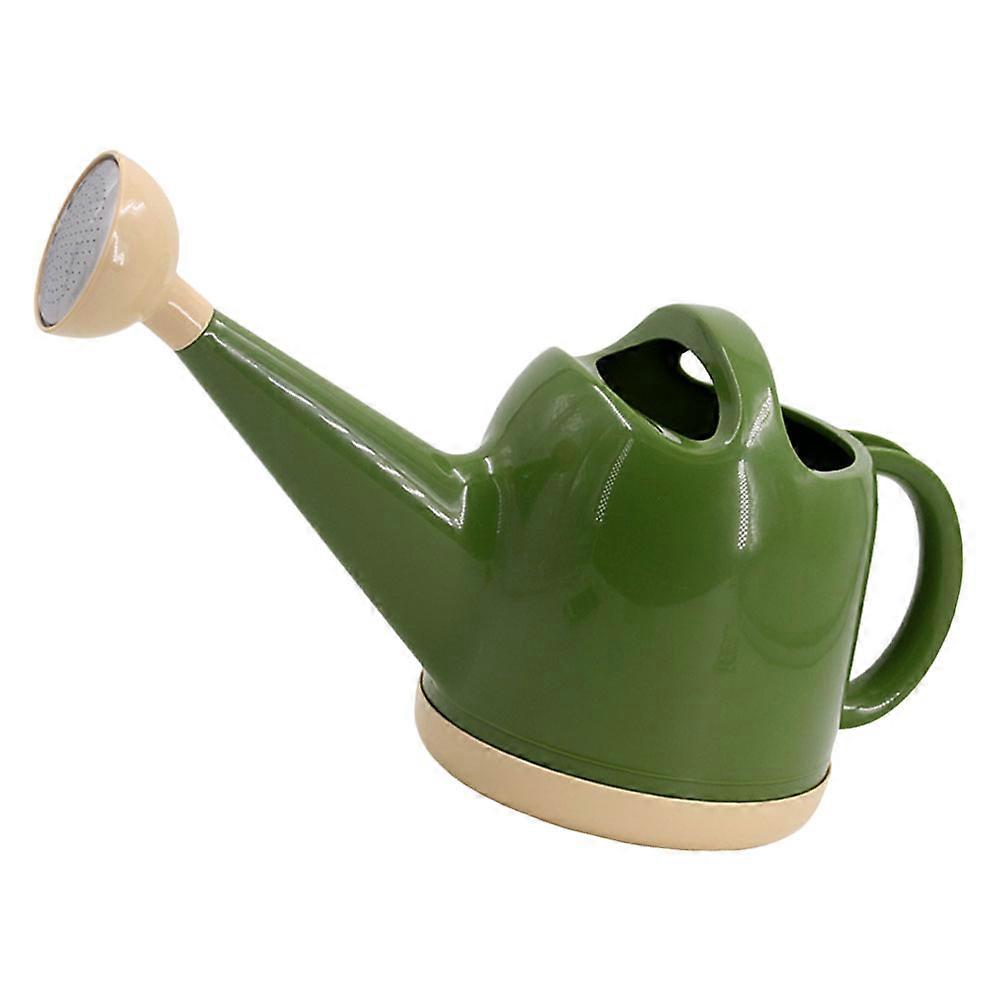 Green PP Material Sturdy Watering Can for Garden Use with Comfortable Grip and 1Pc