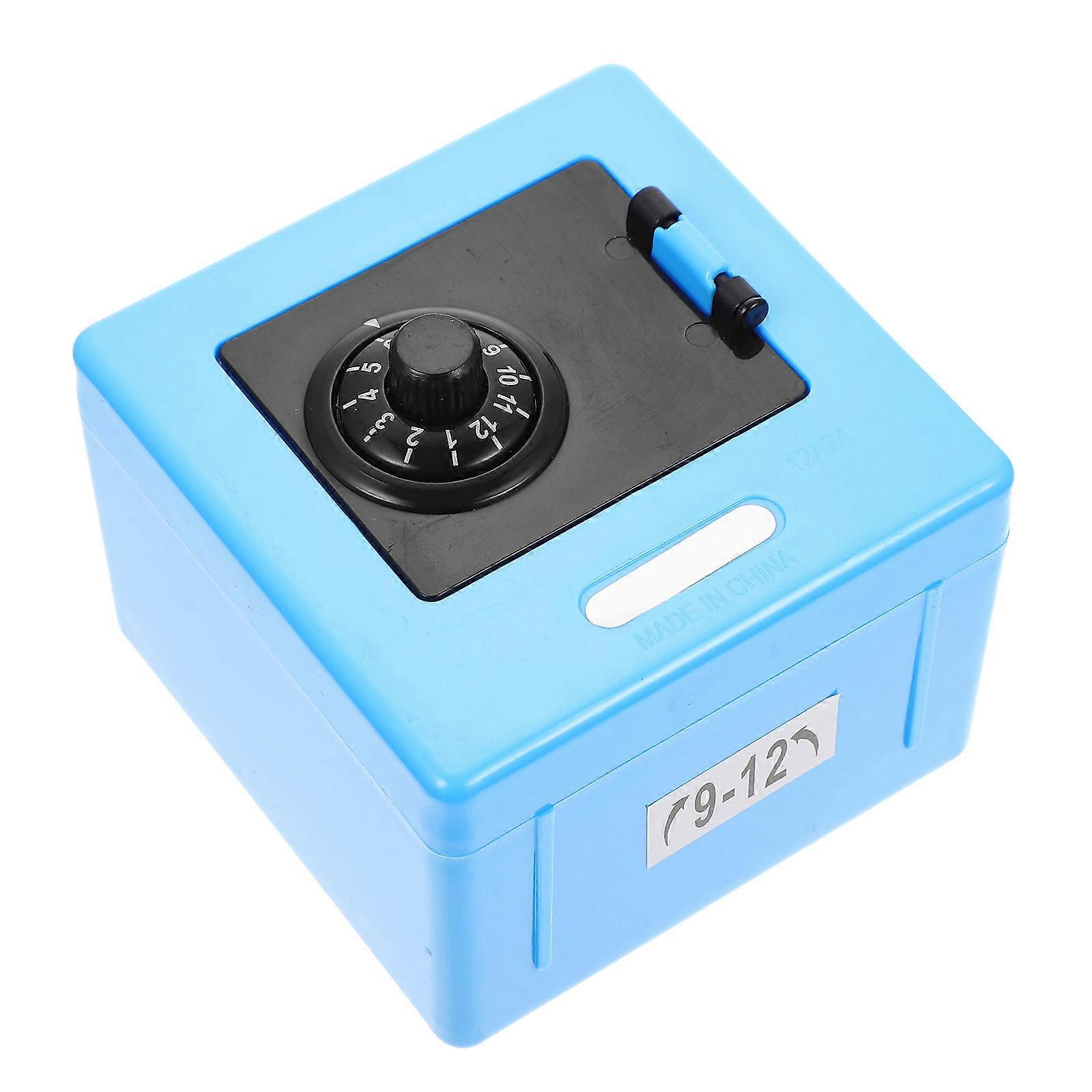 Mini Money Bank Childrens Safe Box Home Use 3.4×3.4×3in Environmental Protection Healthy 1Pack
