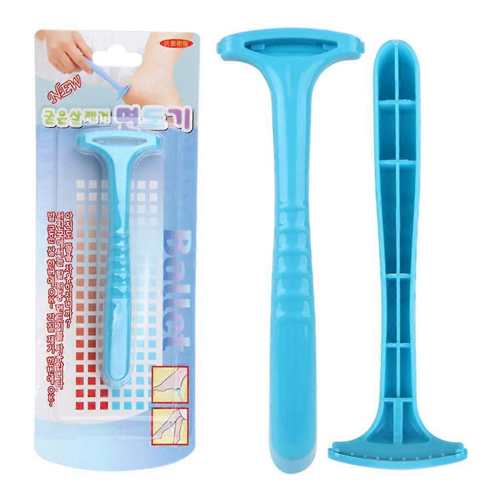 Foot File Scrubber Pedicure Tools for Women Exfoliating Dead Skin and Calluses with Acrylic Handle Set