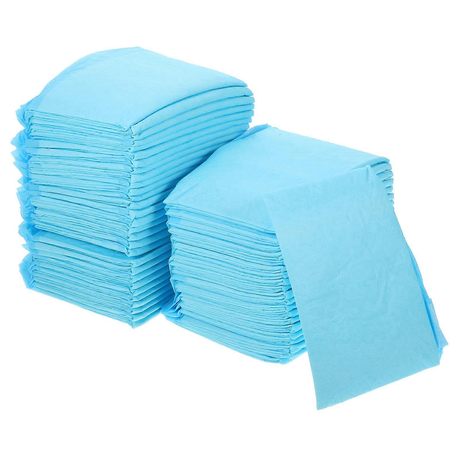 Small Puppy Pads Pet Toilet Training Pads Positioned Defecation Design 17.68X12.18X0.08in 100Pcs