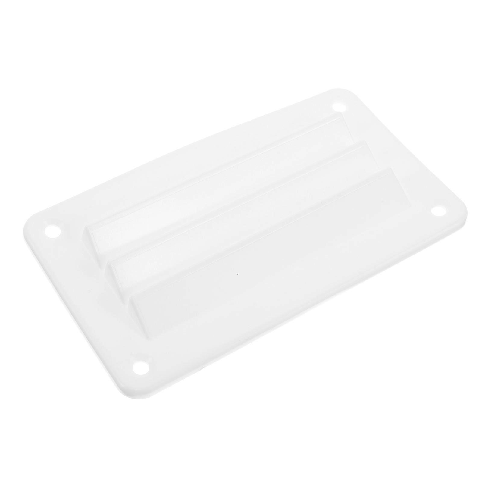 1 Set Louvered Wall Vent with 4 Screws for Dryer HVAC RV Ceiling Fan Vent and Airflow Management Accessories