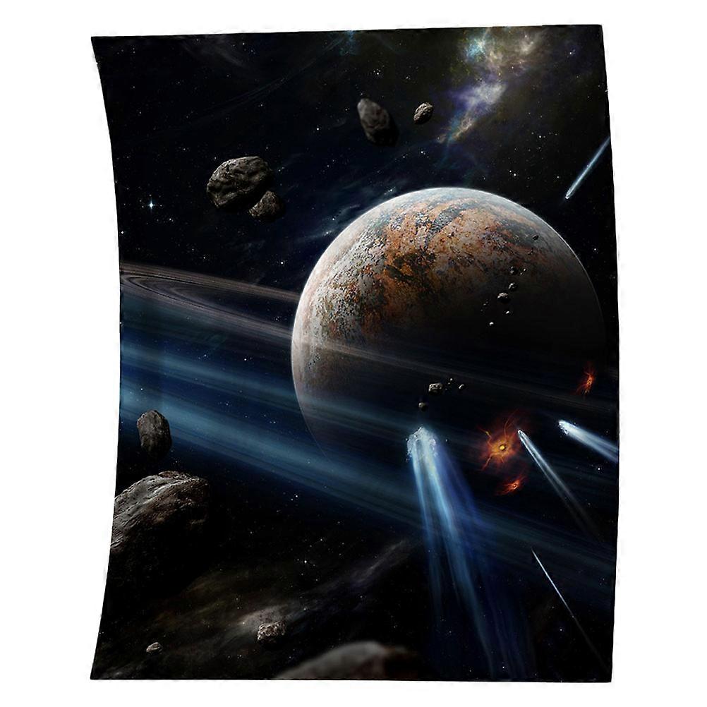 Tapestry Wall Hanging Home Decoration Black Polyester Rectangular Bath Towel 1Pack