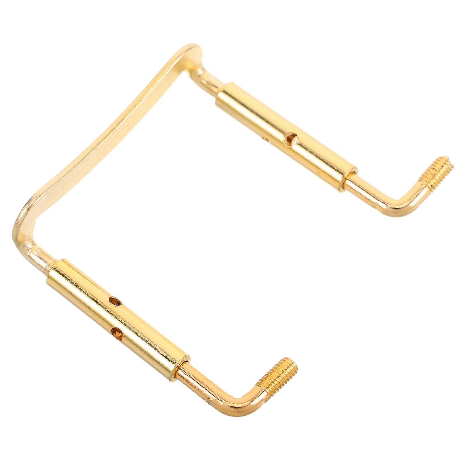 Golden Violin Chin Rest Screws for Secure Fit and Easy Installation on 4/4 Size Violins Stylish Design Durability Metal