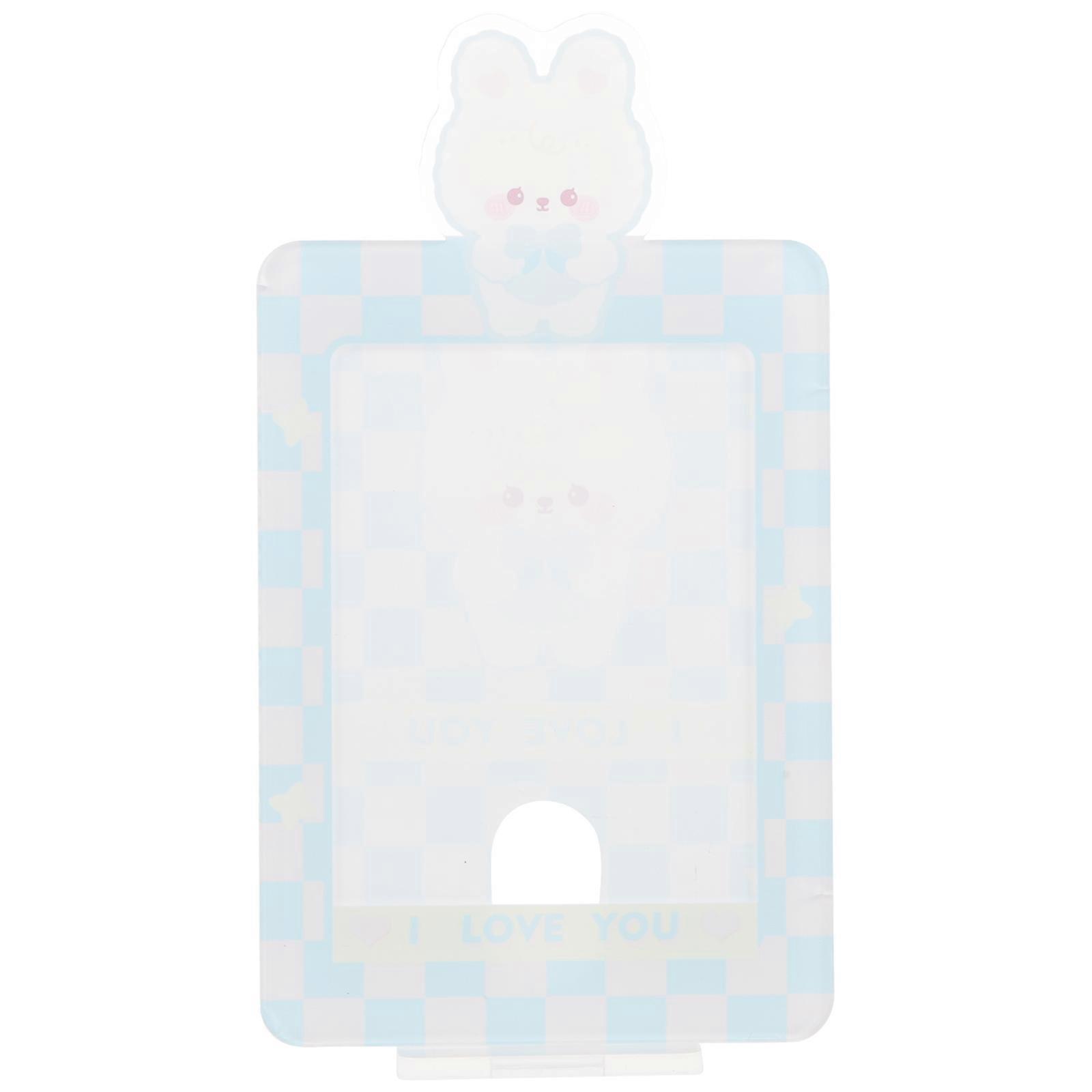 Compact Lightweight Plastic Card Sleeve for Storage Assorted Color Small Card Display Stand
