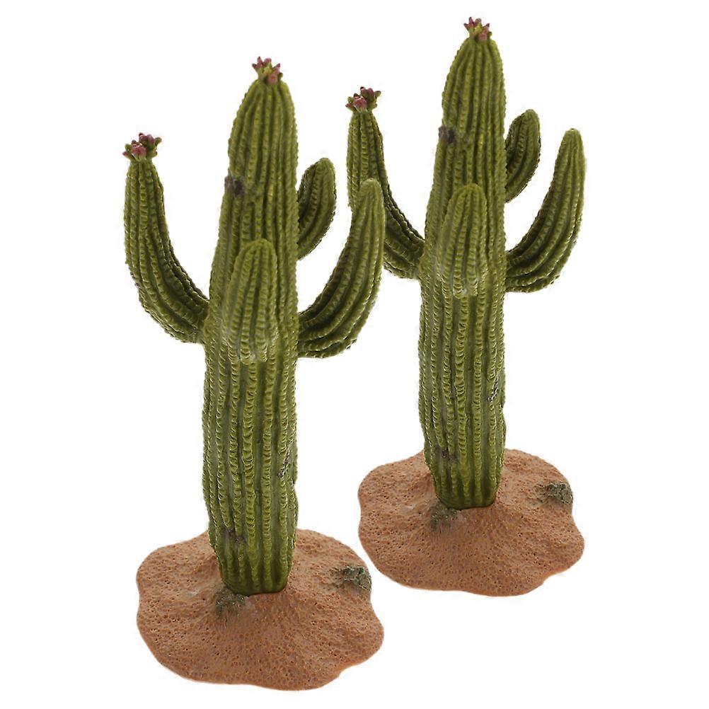 2pcs Faux Succulent Centerpieces for Aquarium, Sand Table & Micro Landscape – Artificial Plants for Home Decoration