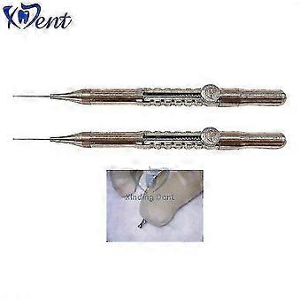 Kit estrattore di lima per canale radicolare dentale con 4 testine metalliche per la rimozione di lima rotte nel trattamento endodontico
