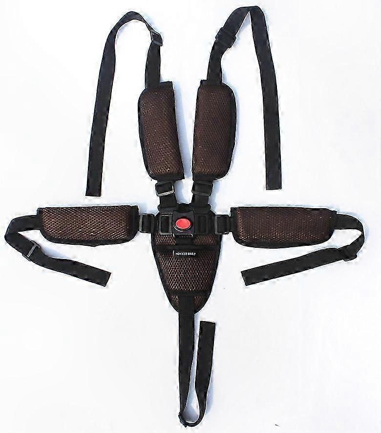Universal 5-Point Adjustable Safety Harness for High Chairs, Prams, and Strollers