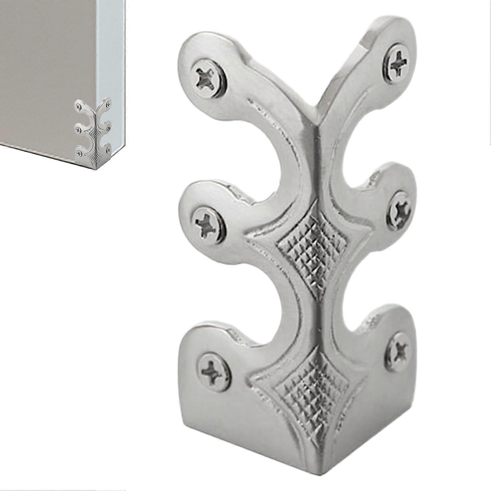 Baseboard Corner Guard Brass Edge Protector Cover, Vintage Decorative Shield Home Wall Trim Protector