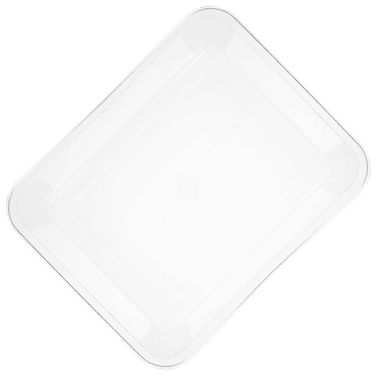 Acrylic Serving Tray 1 Set Decorative Tray Coffee Table Dessert Tray Countertop Tray