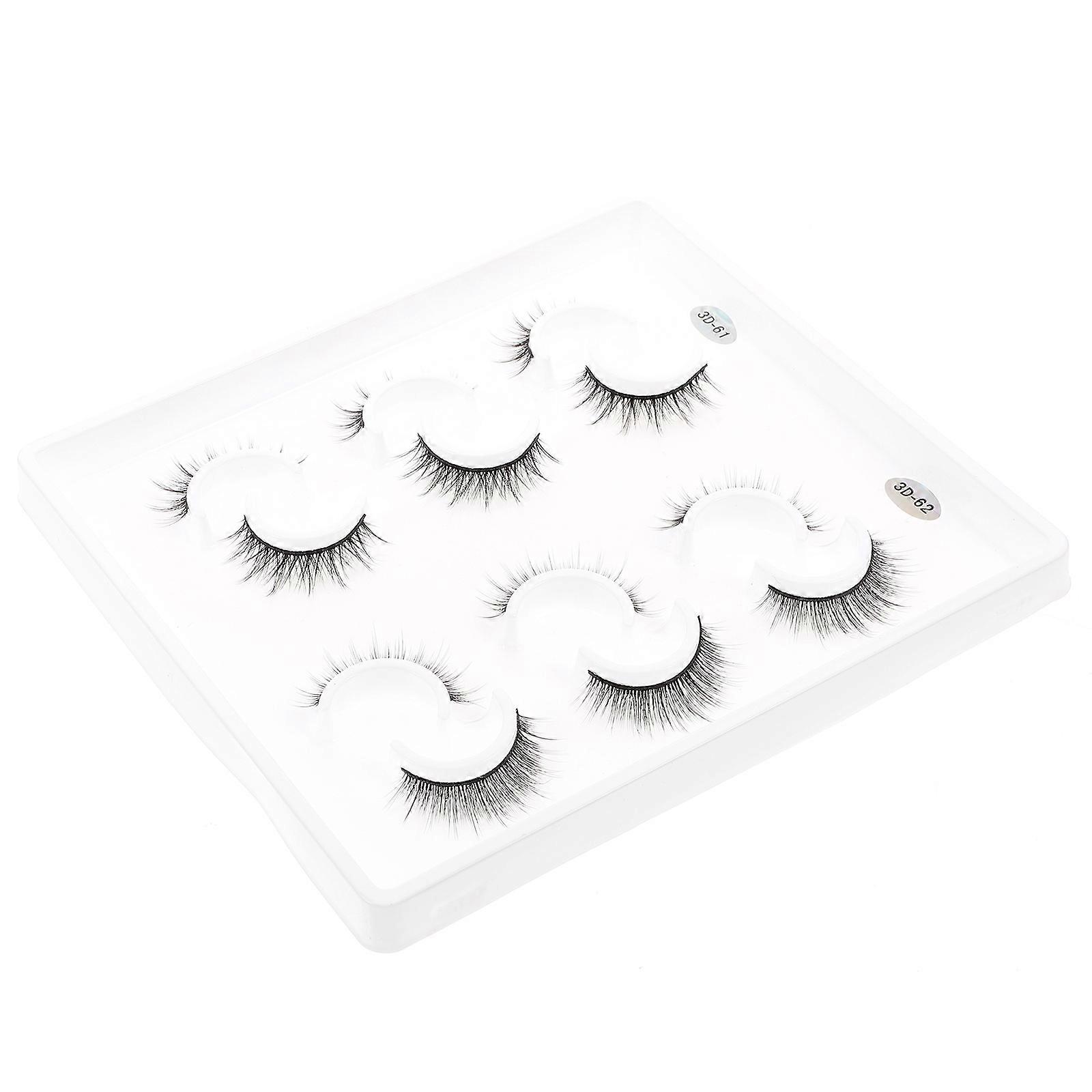 Cosmetics False Lashes Eyelash Enhancement Women Beauty Experience 6 Pairs