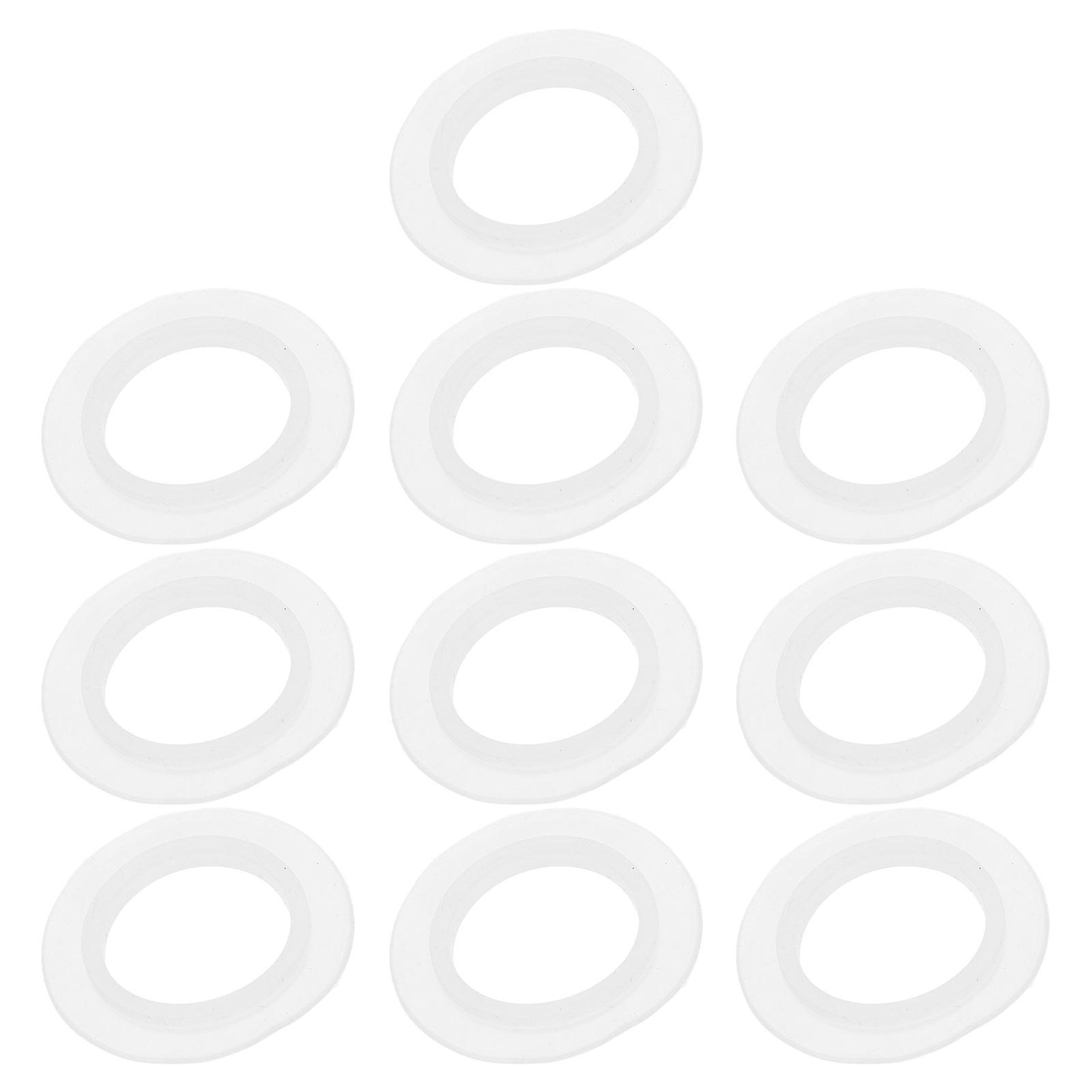 Durable Silicone Sealing Rings for Kitchen Use Leakproof and Easy to Install Universal Fit Transparent