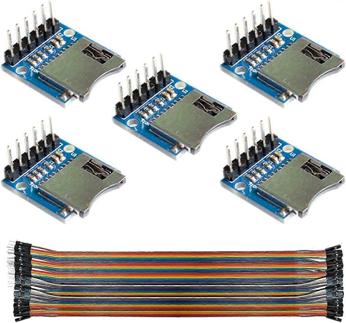 2025 Newest 5-pack TF Micro SD card module memory expansion board Micro SD
