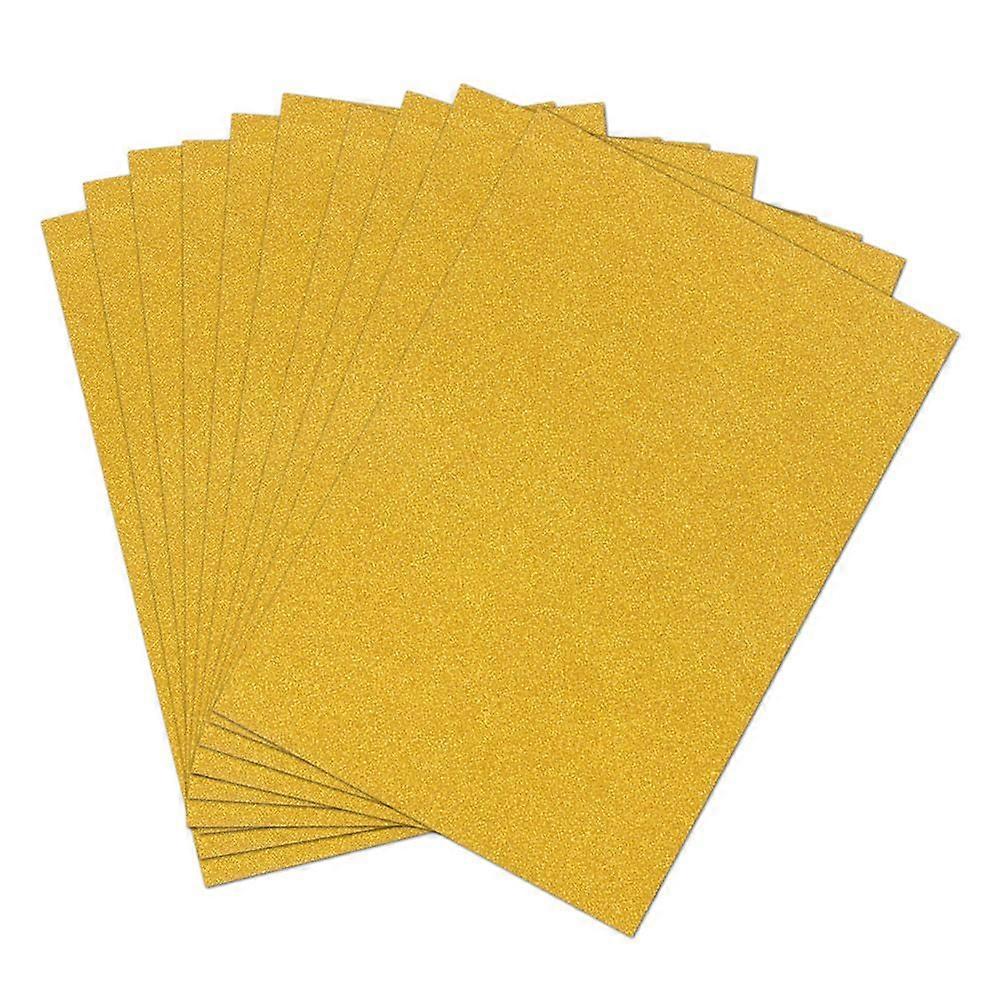 30pcs Golden Shiny A4 Sheets Glitter Cardstock Making DIY Material Sparkling Paper for Children Craftwork Scrapbooking