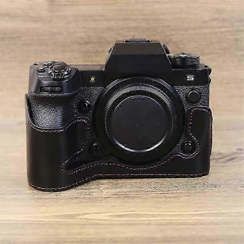 2025 For Fujifilm XH2S 1/4 inch Thread PU Leather Camera Half Case Base