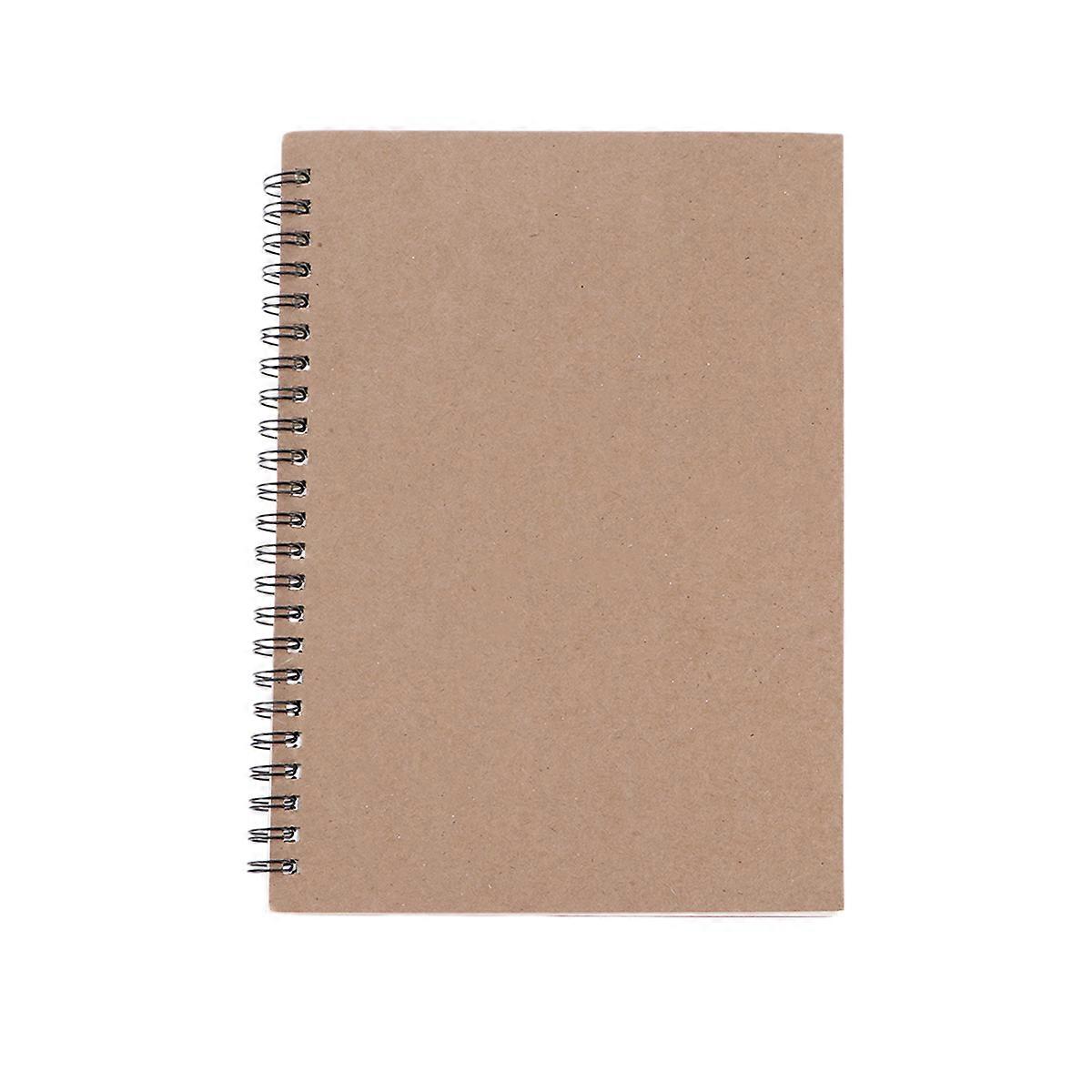Khaki Kraft Notebook for Writing with Environmentally Friendly Paper Great for Students and Office Use A5 Size