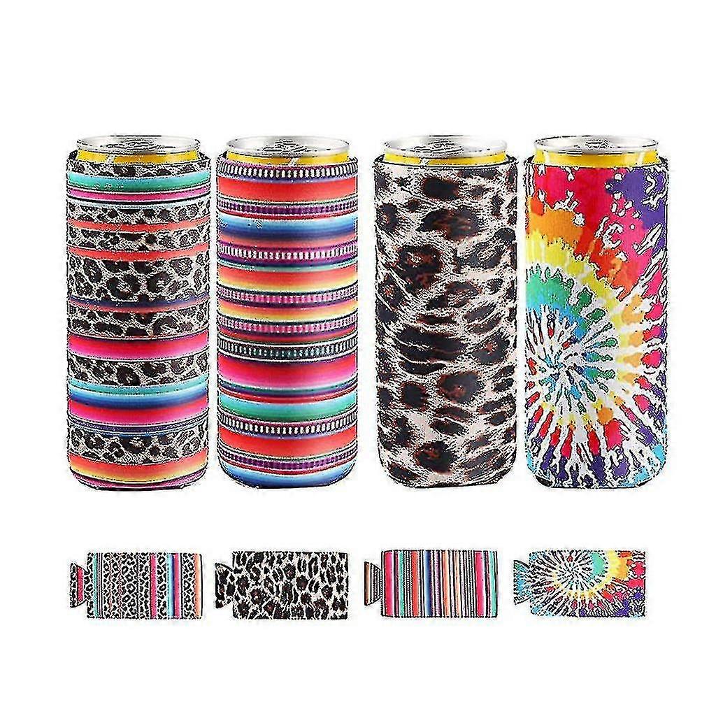 2025 4 Pieces Of Neop Thin Beer Can Sleeves, Insulator Ing Cover