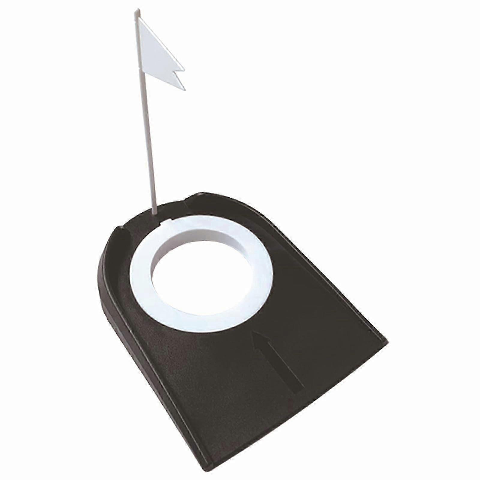 Regulation Putting Cup and Flags Set - Golf Practice Equipment for Home Use