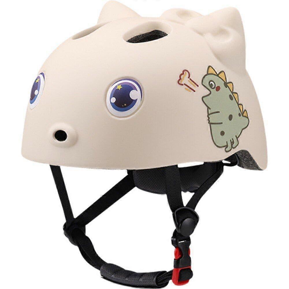 Children's helmet for boys and girls, toddler bicycle helmets, lightweight multisport helmet, safety protective equipment Apricot Colour