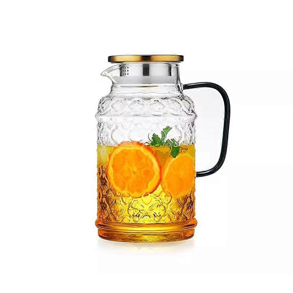 Nordic Glass Kettle for Tea and Coffee, 1.5L Hot Water Boiler, Stovetop Compatible, Suitable for Home and Restaurants, Color A