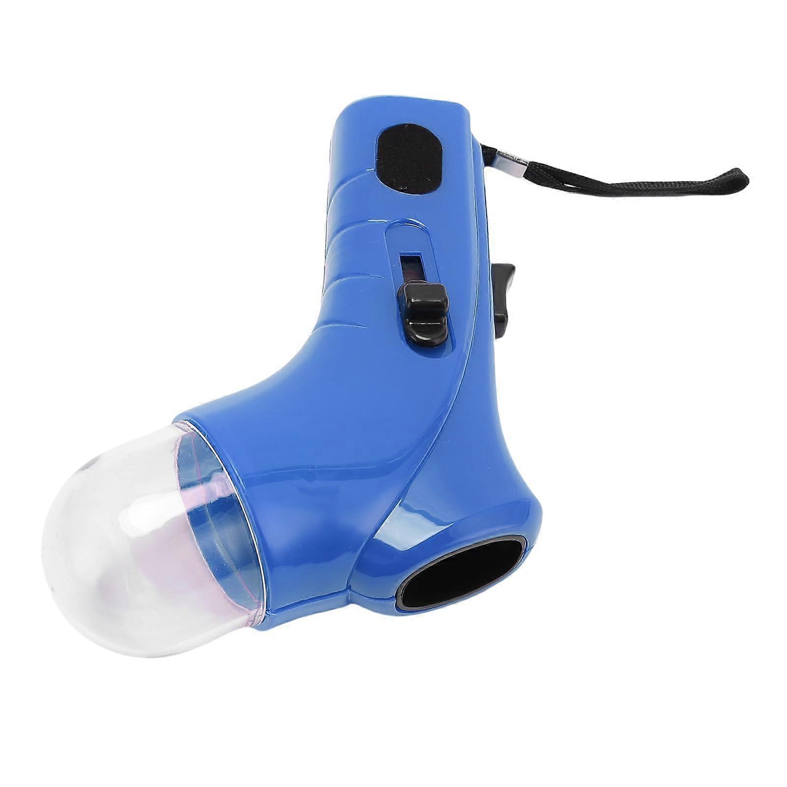 Handheld Puppy Multifunctional Dog Snack Launcher, Training Toy (Blue)