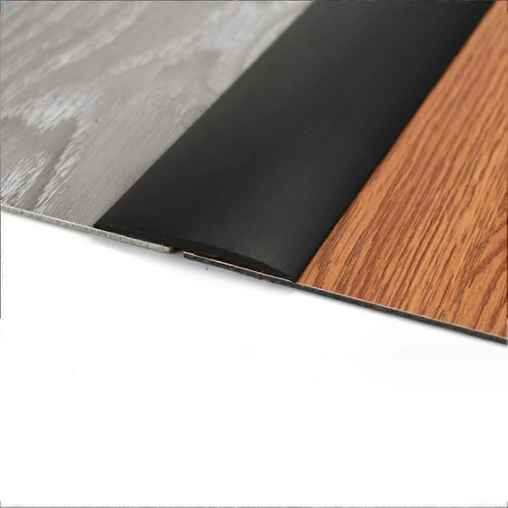 Flexible Cutting Floor Transition Strips Suitable for Edge Winding 1m Length Black 4cm
